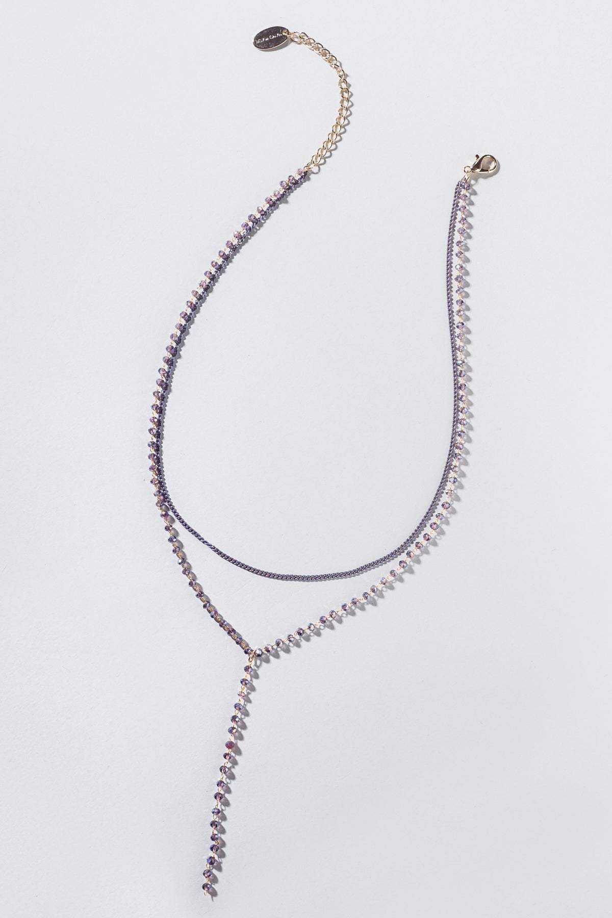 BEADED Y NECKLACE - Flying Tomato - Flyclothing LLC