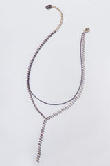 BEADED Y NECKLACE - Flying Tomato - Flyclothing LLC