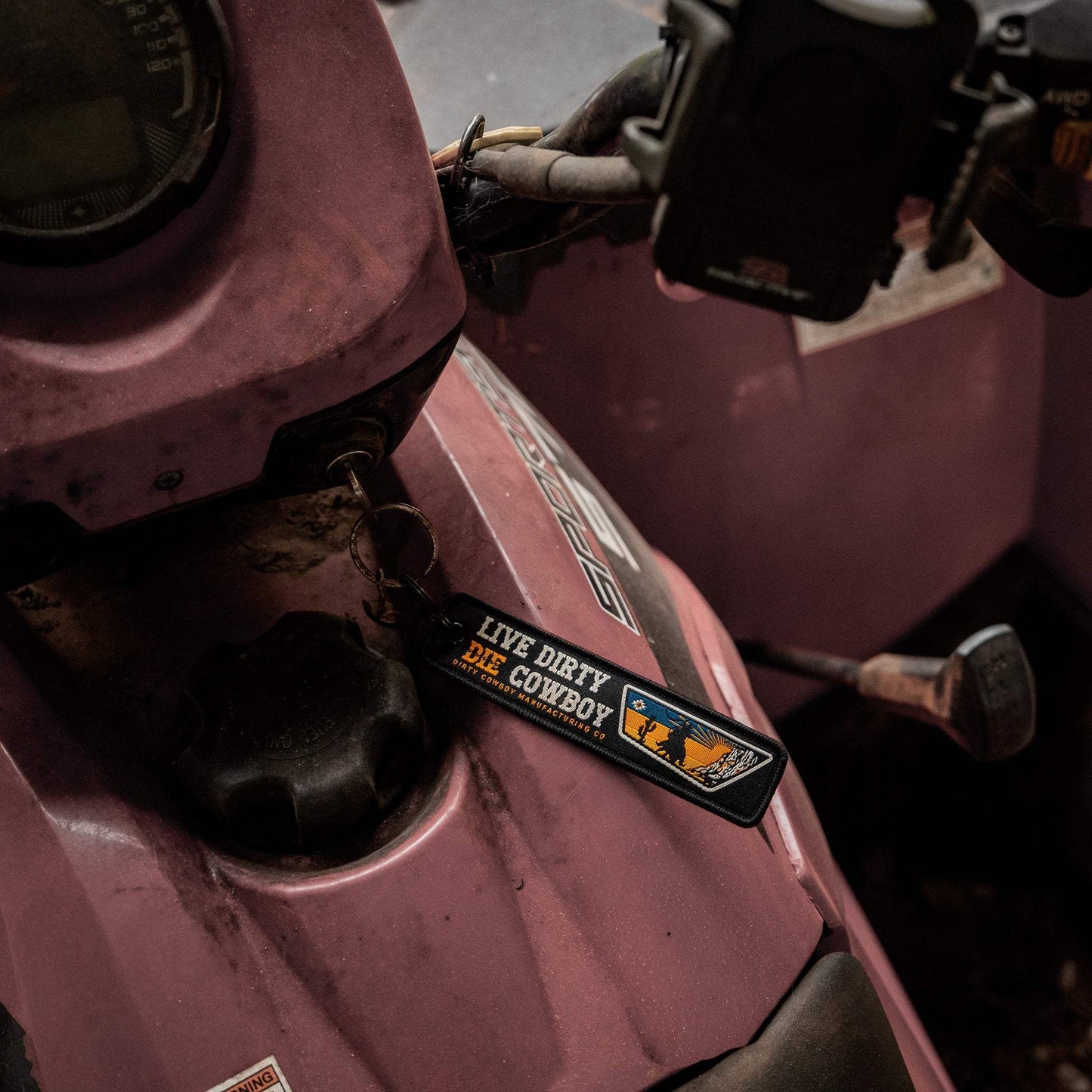 Live Dirty. Die Cowboy. Flight Keychain - DIRTY COWBOY USA - Flyclothing LLC