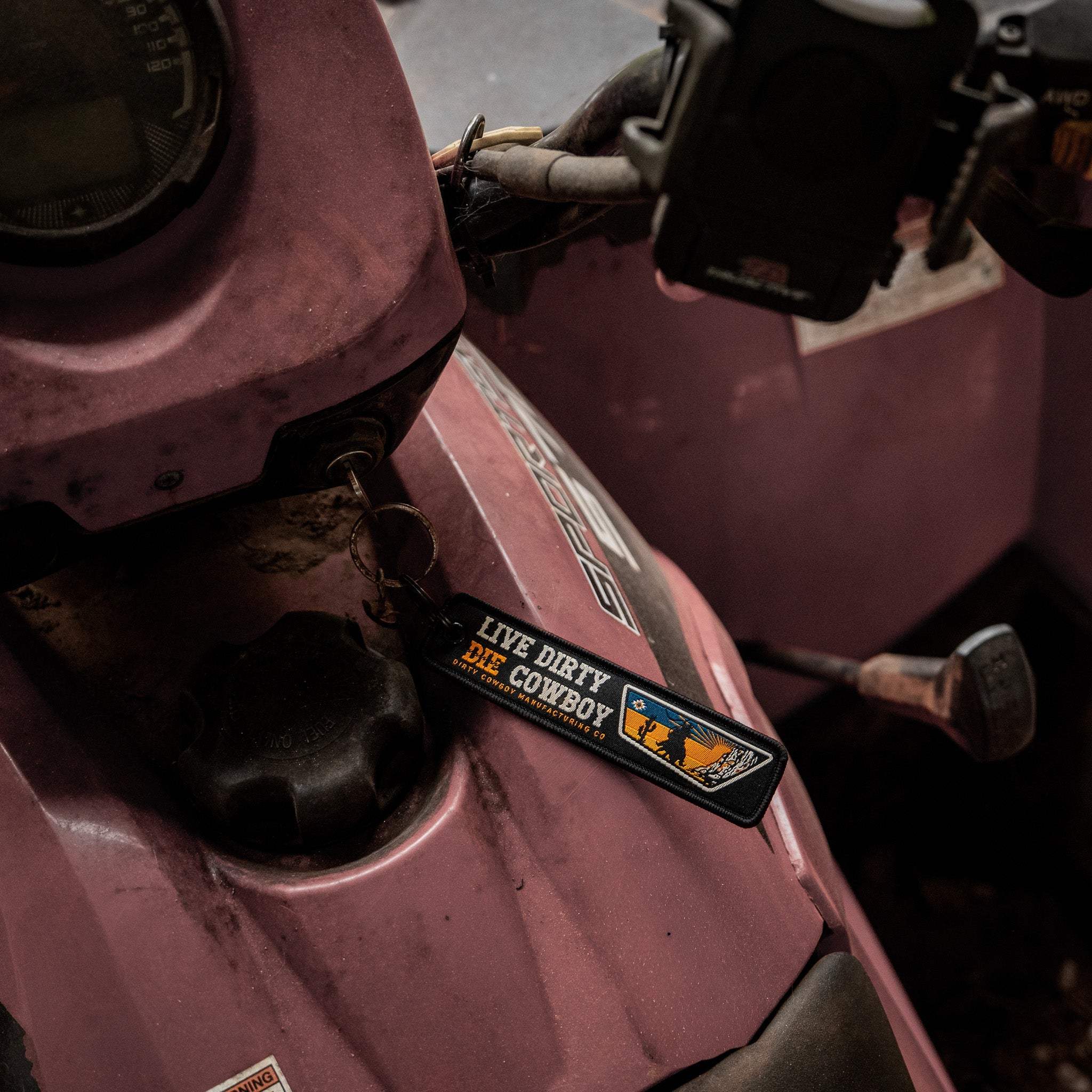 Live Dirty. Die Cowboy. Flight Keychain - DIRTY COWBOY USA - Flyclothing LLC