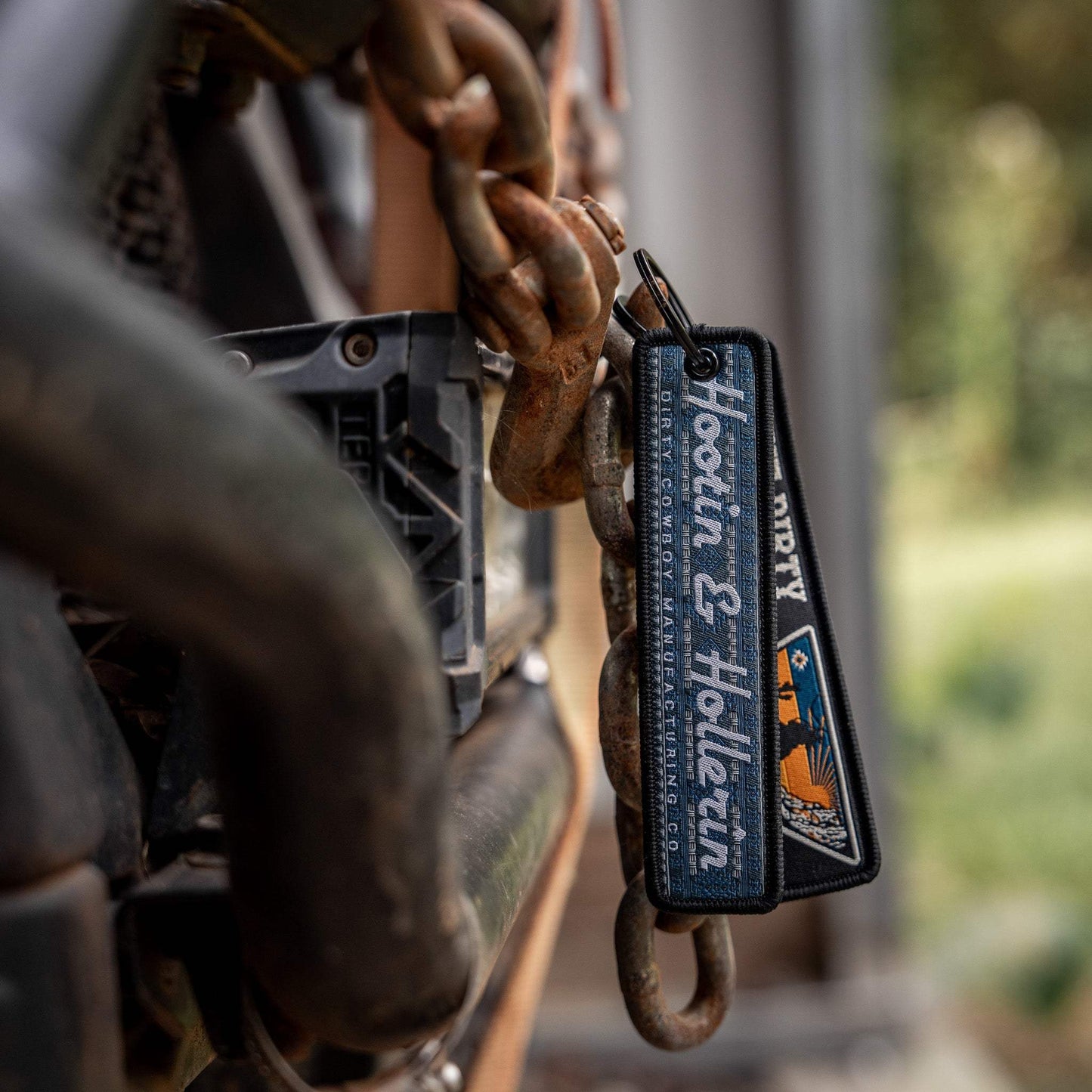 Hootin & Hollerin Flight Tag Keychain - DIRTY COWBOY USA - Flyclothing LLC