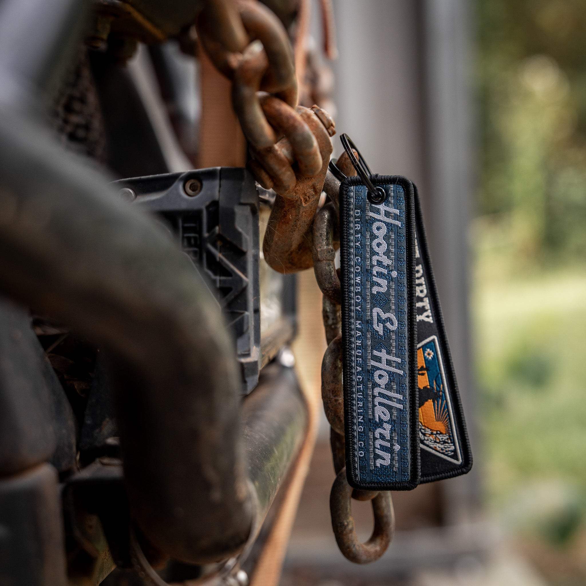 Hootin & Hollerin Flight Tag Keychain - DIRTY COWBOY USA - Flyclothing LLC