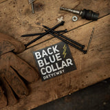Back Blue Collar Decal - DIRTY COWBOY USA - Flyclothing LLC