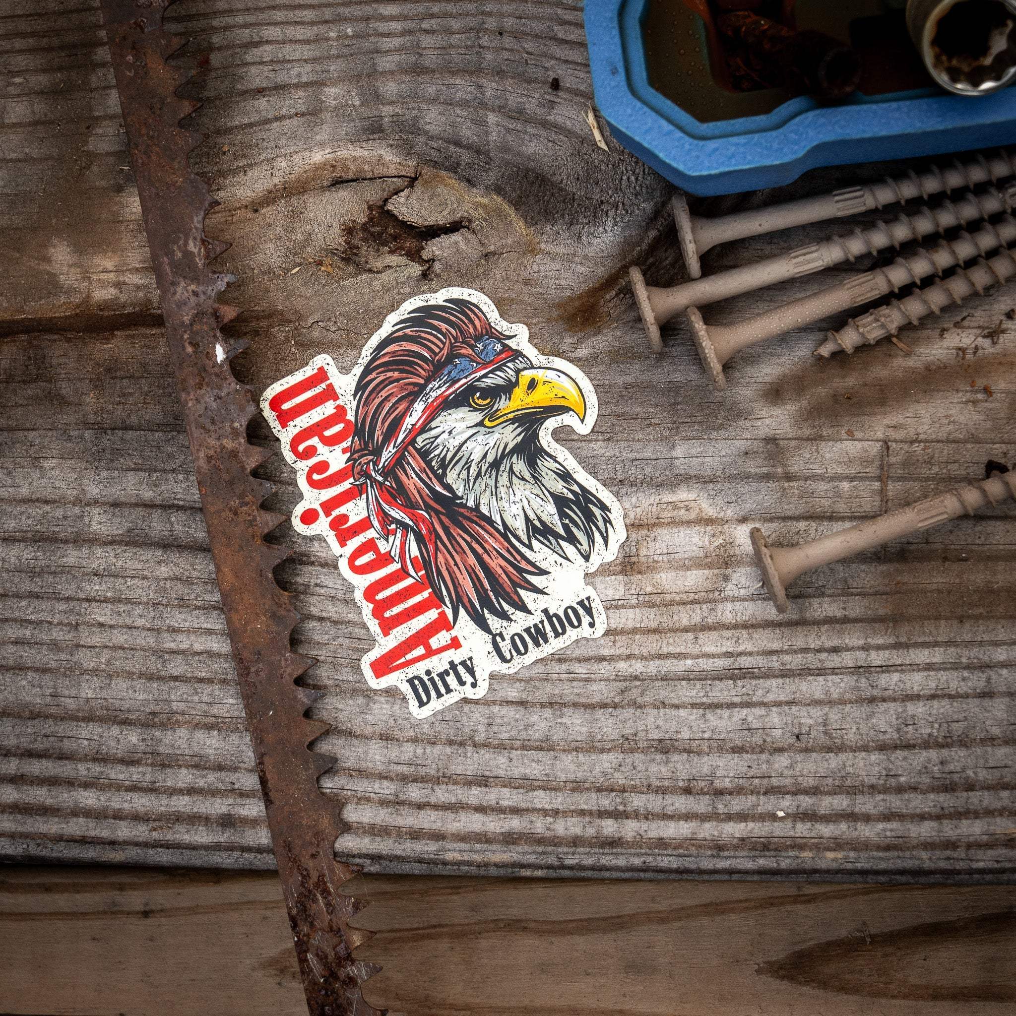 American Eagle Decal - DIRTY COWBOY USA - Flyclothing LLC