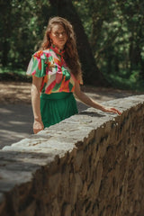 MAKE THEM PROUD WOVEN TOP - Flying Tomato - Flyclothing LLC