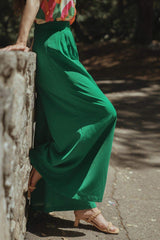 AT THE WISHING WELL WOVEN PANTS - Flying Tomato - Flyclothing LLC