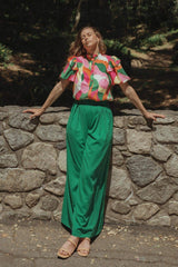 AT THE WISHING WELL WOVEN PANTS - Flying Tomato - Flyclothing LLC