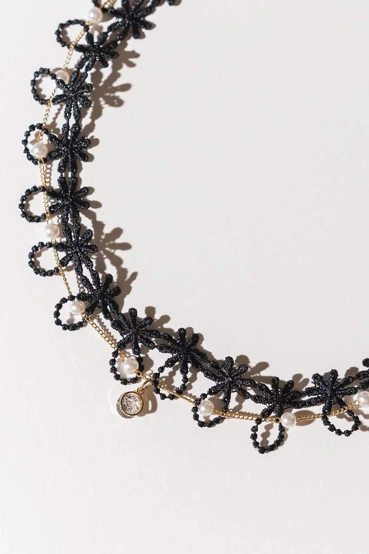 DAISY CHAIN PEARLS CHOKER - Flying Tomato - Flyclothing LLC