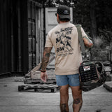 Ride 'Em Raw Saddles Are For Sissy's Men's T-Shirt - DIRTY COWBOY USA - Flyclothing LLC