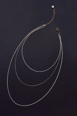 3 CHAIN LAYERD CHARM NECKLACE - Flying Tomato - Flyclothing LLC
