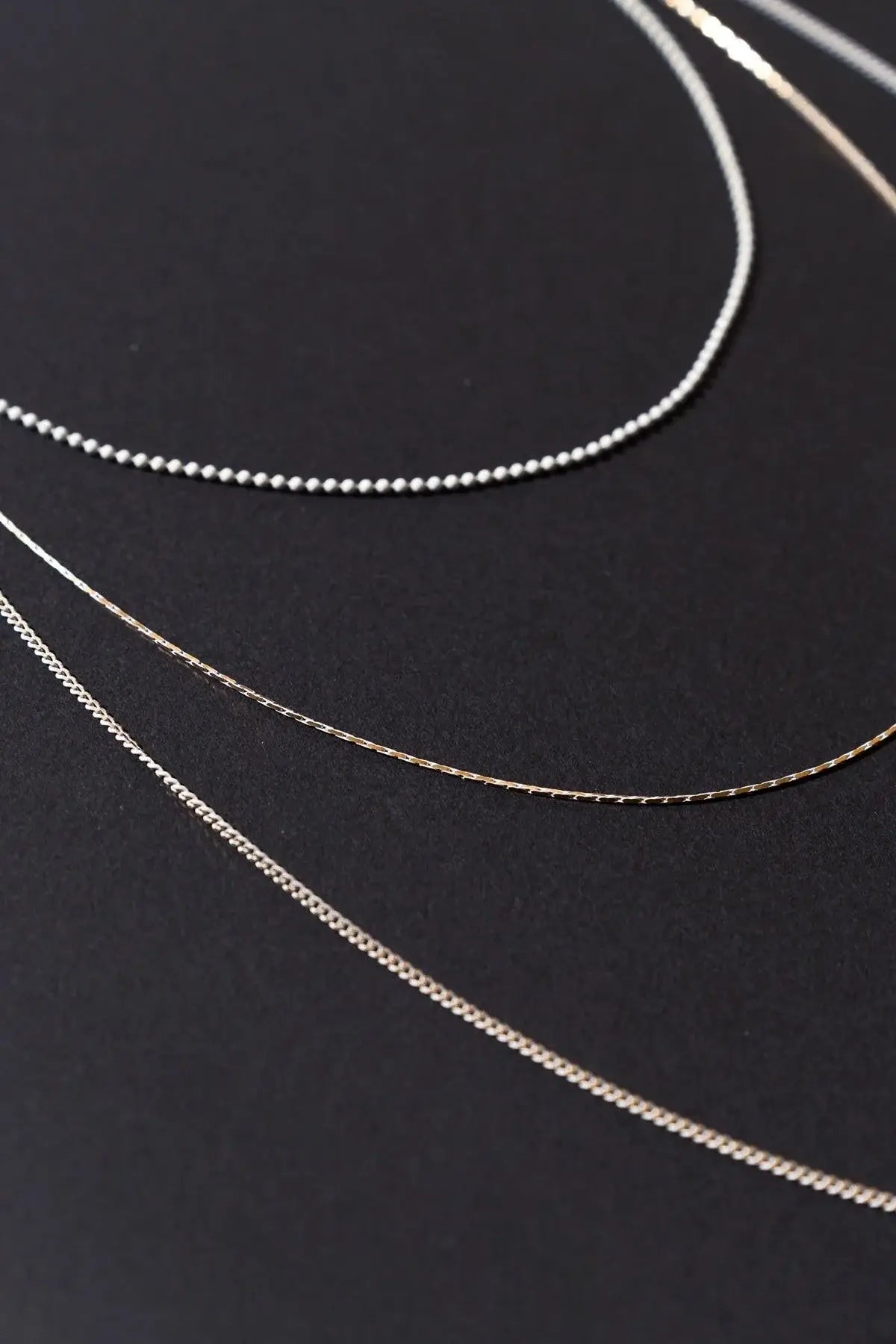 3 CHAIN LAYERD CHARM NECKLACE - Flying Tomato - Flyclothing LLC