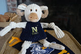 NCAA U.S. Naval Academy, Bill the Goat Knottie® Plush Dog Toy - HuggleHounds - Flyclothing LLC