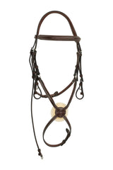 Huntley Equestrian Sedgwick Leather Padded Monocrown Figure 8 Bridle - Huntley Equestrian - Flyclothing LLC
