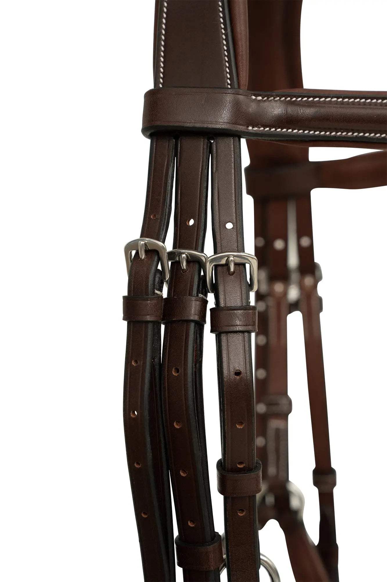 Huntley Equestrian Sedgwick Leather Padded Monocrown Figure 8 Bridle - Huntley Equestrian - Flyclothing LLC