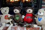 NCAA Brown University, Bruno the Bear Knottie® Plush Dog Toy - HuggleHounds - Flyclothing LLC