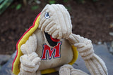 NCAA University of Maryland - Testudo the Terrapin Knottie® Plush Dog Toy - HuggleHounds - Flyclothing LLC