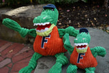 NCAA University of Florida - Albert Gator Knottie® Plush Dog Toy - HuggleHounds - Flyclothing LLC
