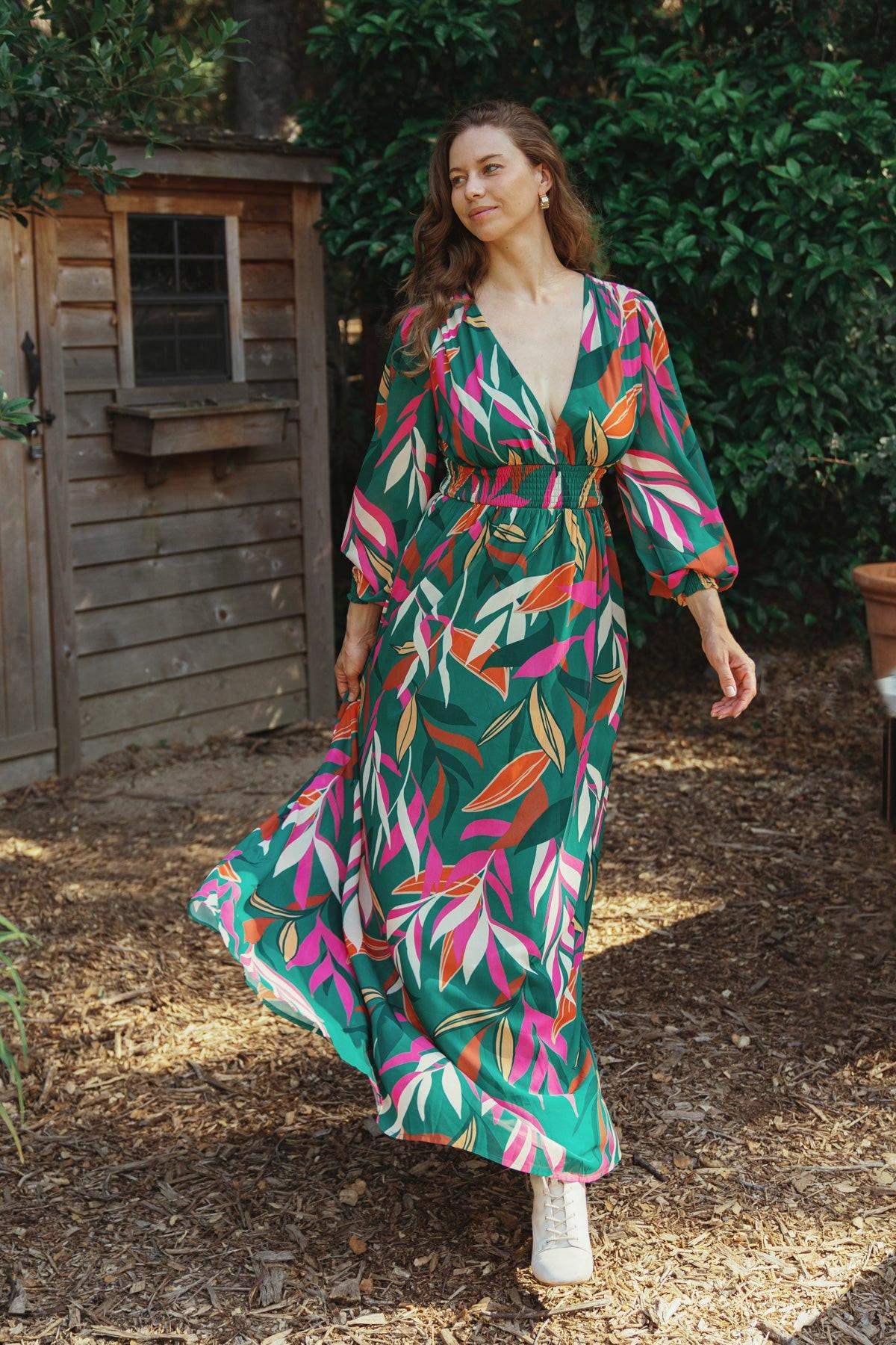 GONE COASTAL WOVEN MAXI DRESS - Flying Tomato - Flyclothing LLC