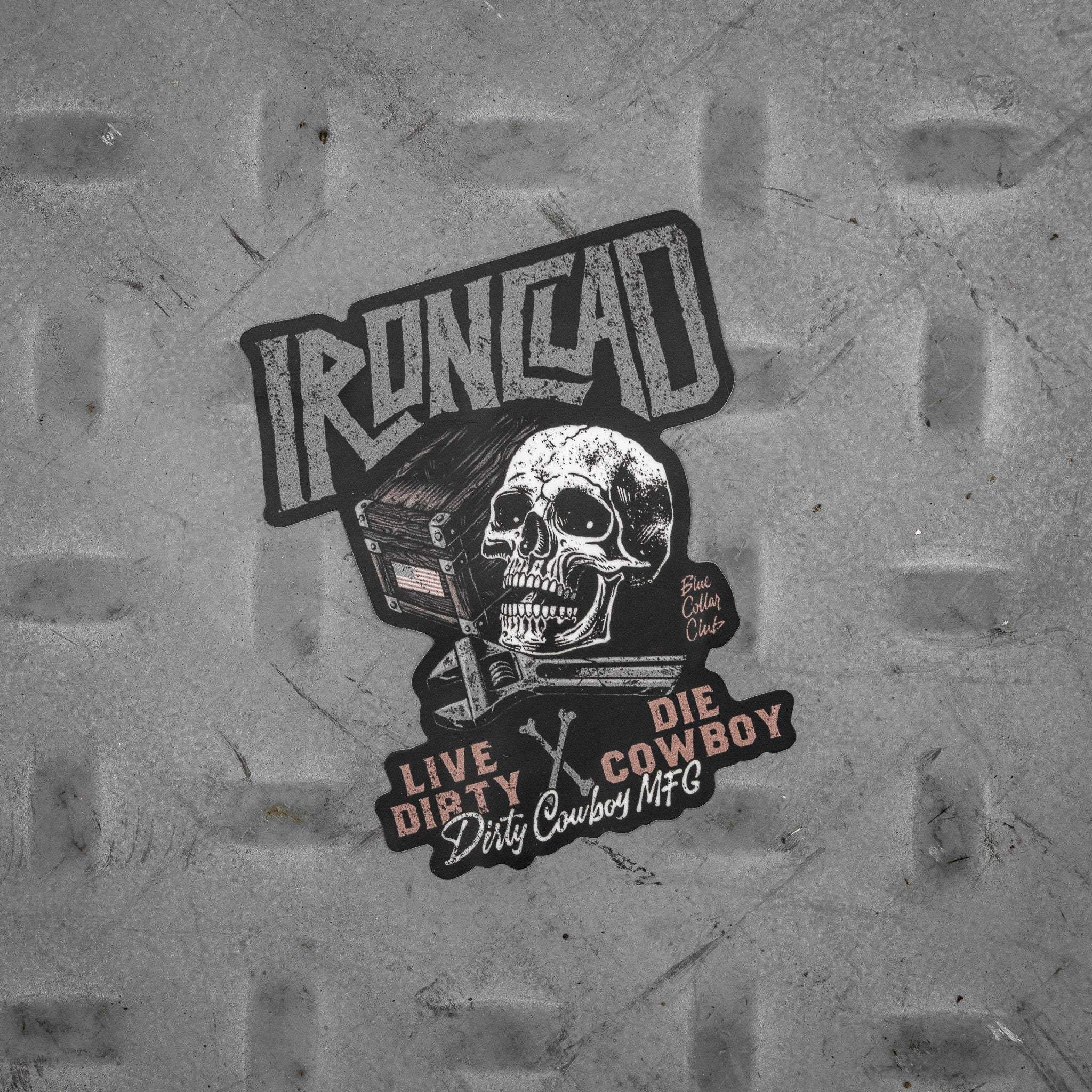 Ironclad Decal Sticker - DIRTY COWBOY USA - Flyclothing LLC