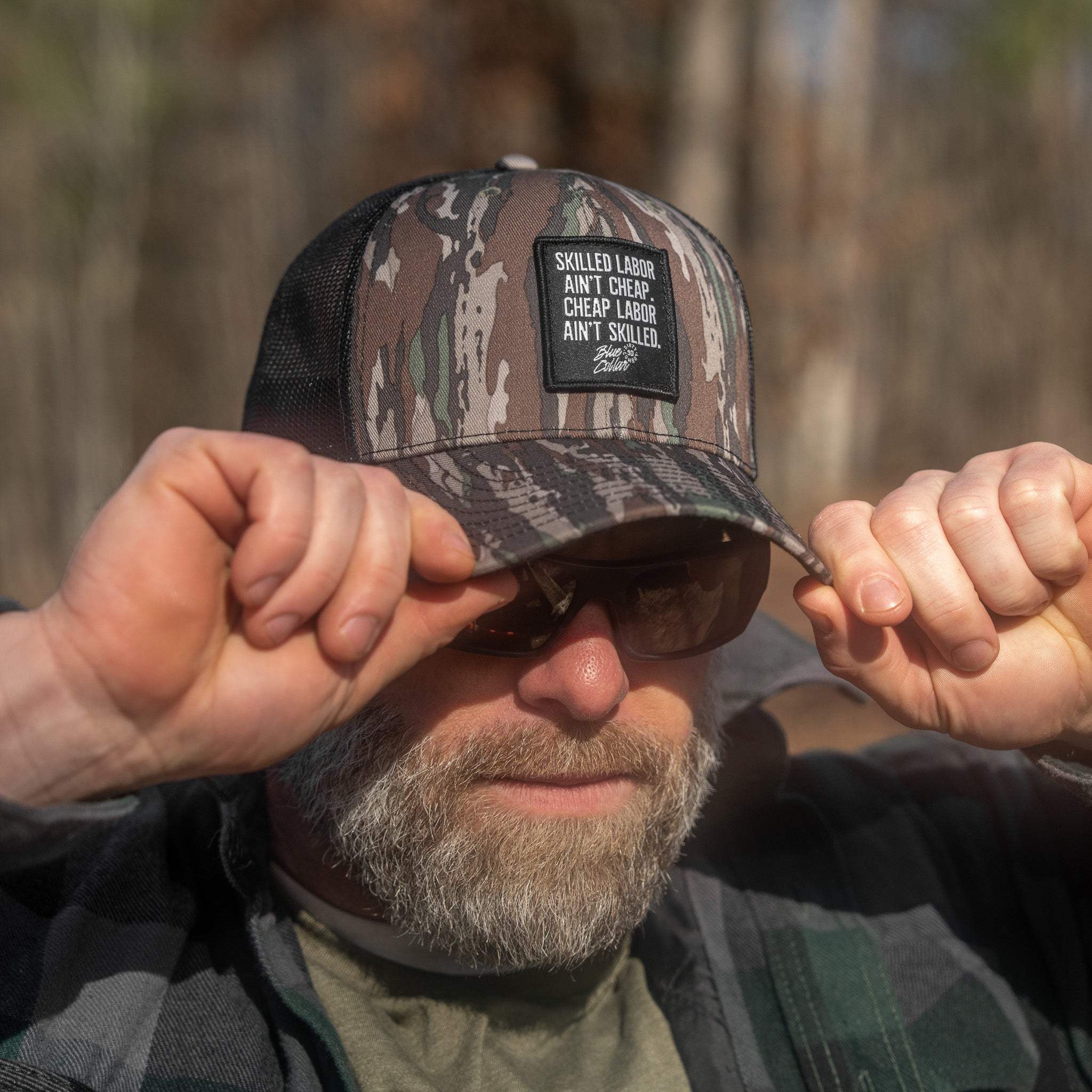 Skilled Labor Ain't Cheap Patch Snapback Hat - DIRTY COWBOY USA - Flyclothing LLC