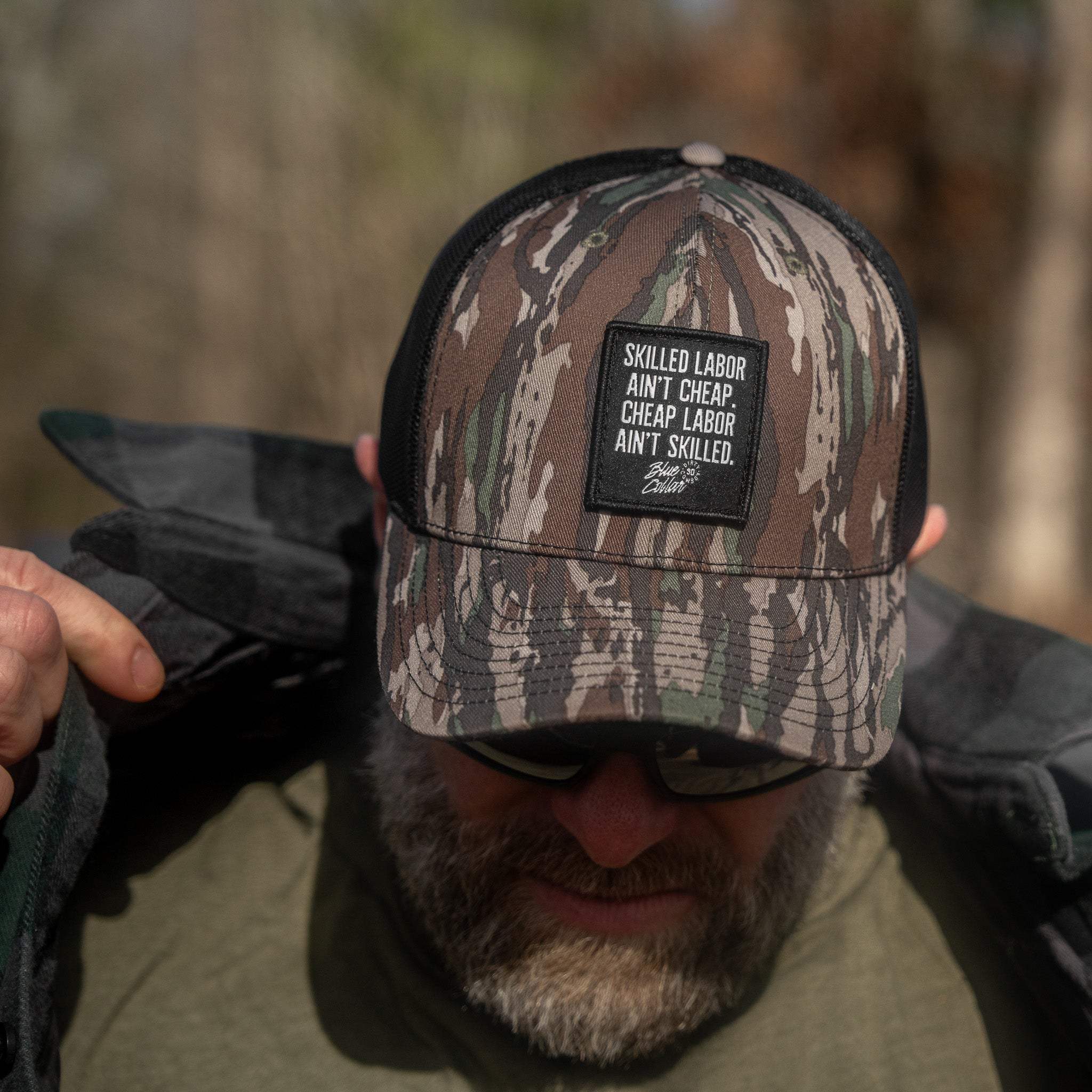 Skilled Labor Ain't Cheap Patch Snapback Hat - DIRTY COWBOY USA - Flyclothing LLC