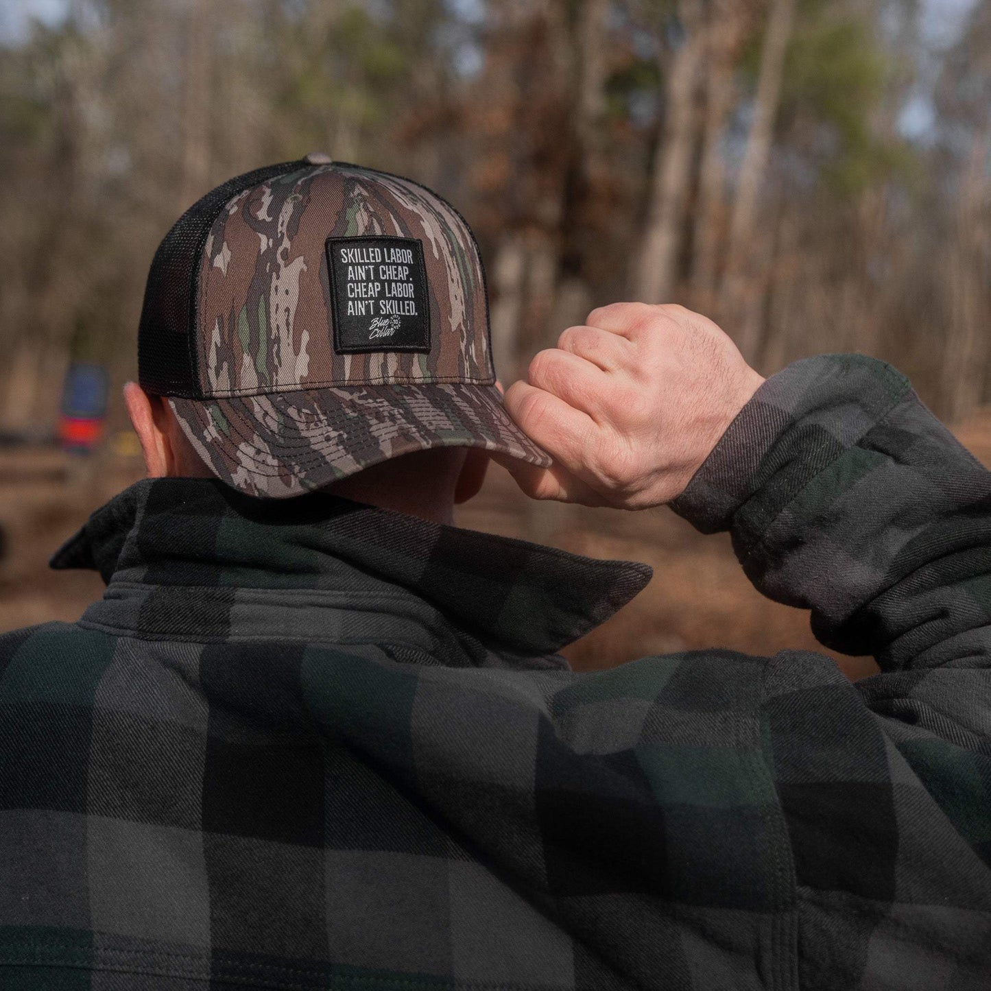 Skilled Labor Ain't Cheap Patch Snapback Hat - DIRTY COWBOY USA - Flyclothing LLC