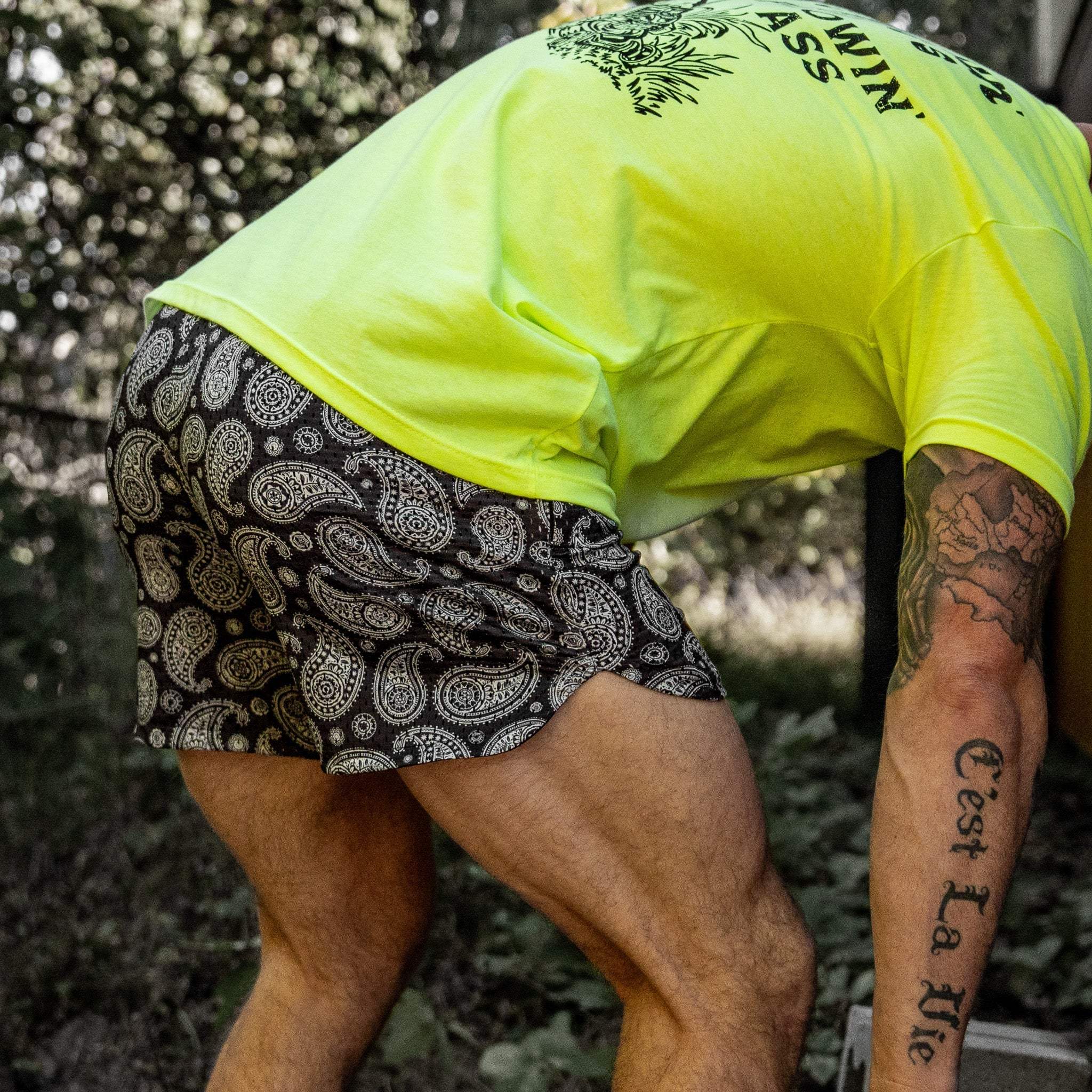 Men’s Double-Layer Mesh Training Shorts — 5" Inseam - DIRTY COWBOY USA - Flyclothing LLC