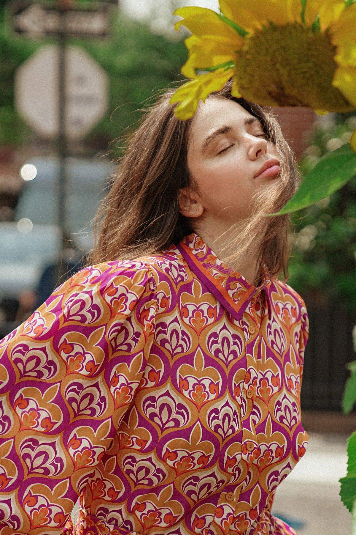 LIFETIME CELEBRATIONS WOVEN SHIRT DRESS - Flying Tomato - Flyclothing LLC