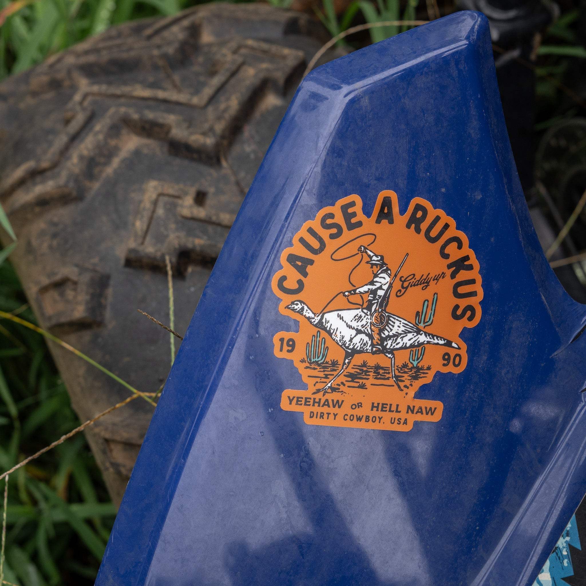 Cause A Ruckus Decal Sticker - DIRTY COWBOY USA - Flyclothing LLC