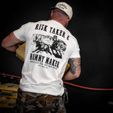 Risk Taker & Mommy Maker Men's T-Shirt - DIRTY COWBOY USA - Flyclothing LLC