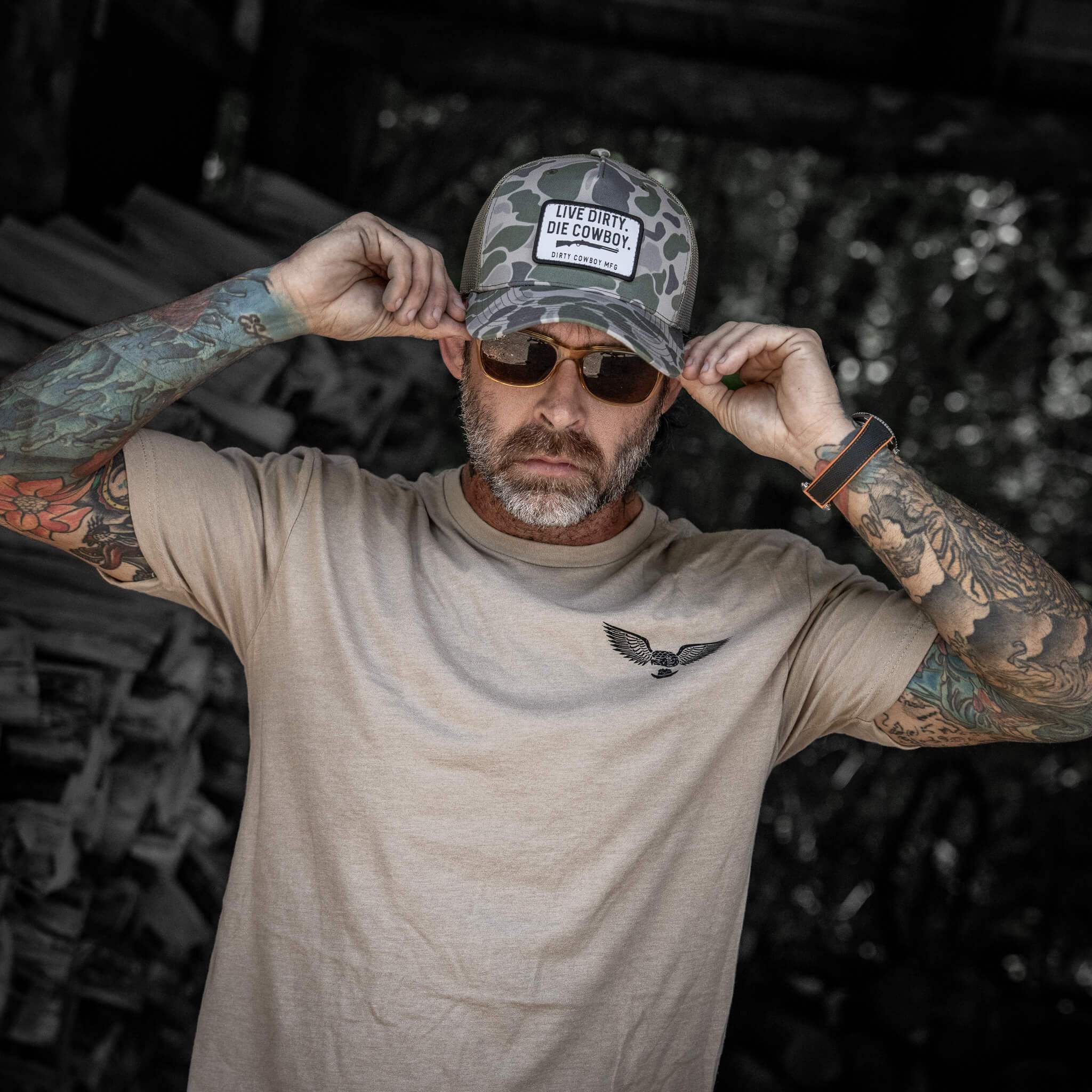Live Dirty. Die Cowboy. SnapBack Hat - DIRTY COWBOY USA - Flyclothing LLC