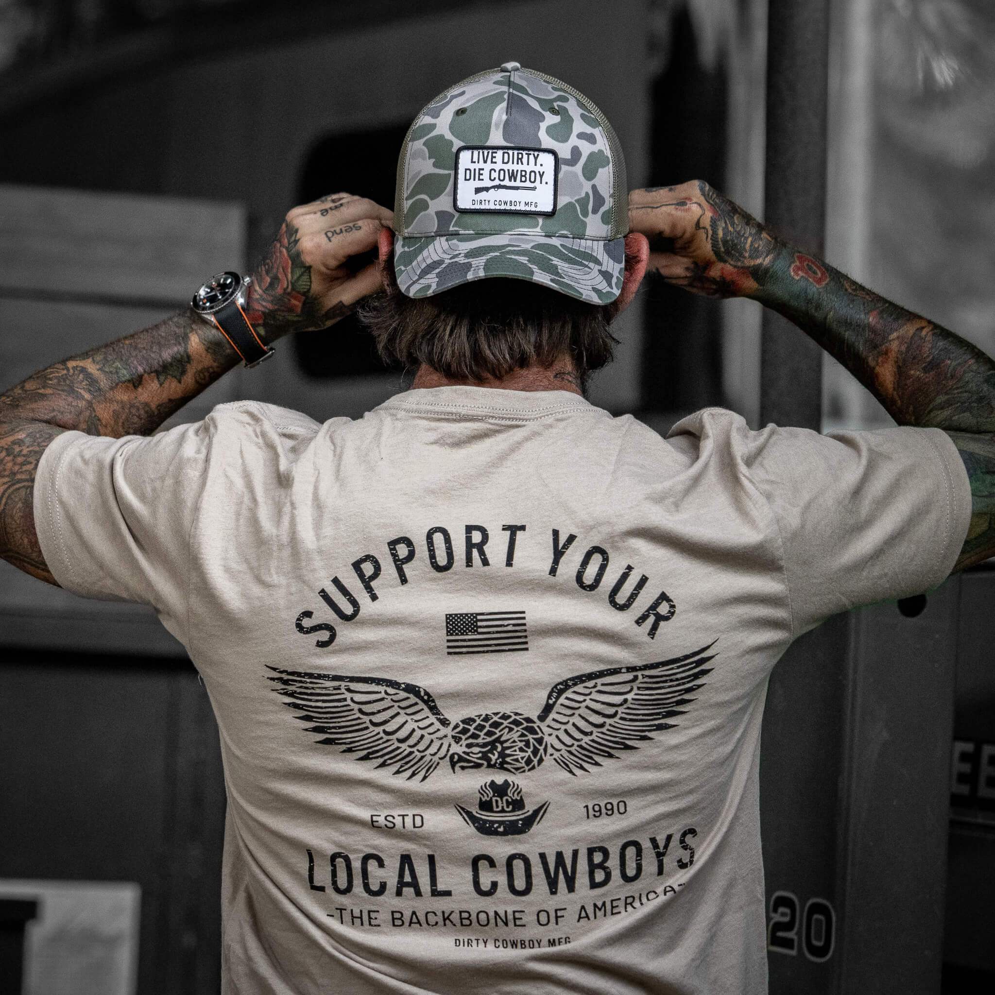Live Dirty. Die Cowboy. SnapBack Hat - DIRTY COWBOY USA - Flyclothing LLC