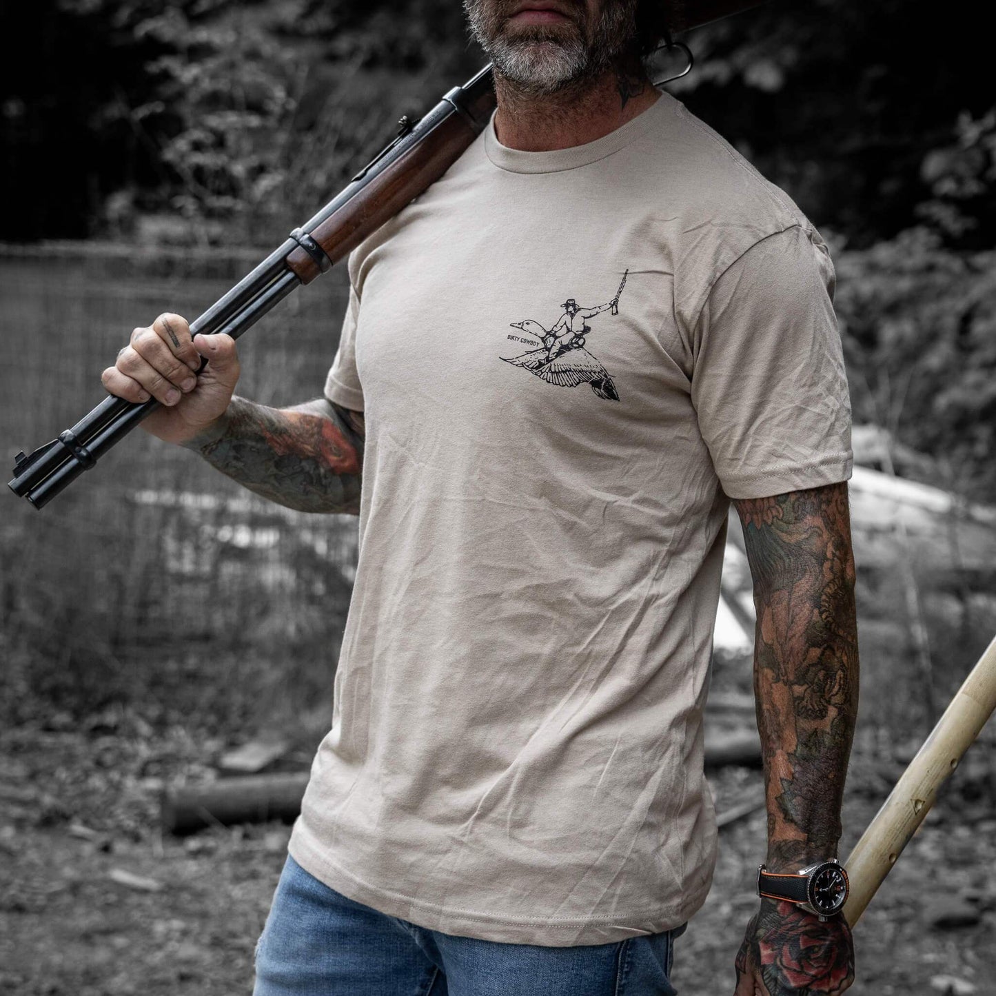 Live Dirty. Die Cowboy Men's T-Shirt - DIRTY COWBOY USA - Flyclothing LLC