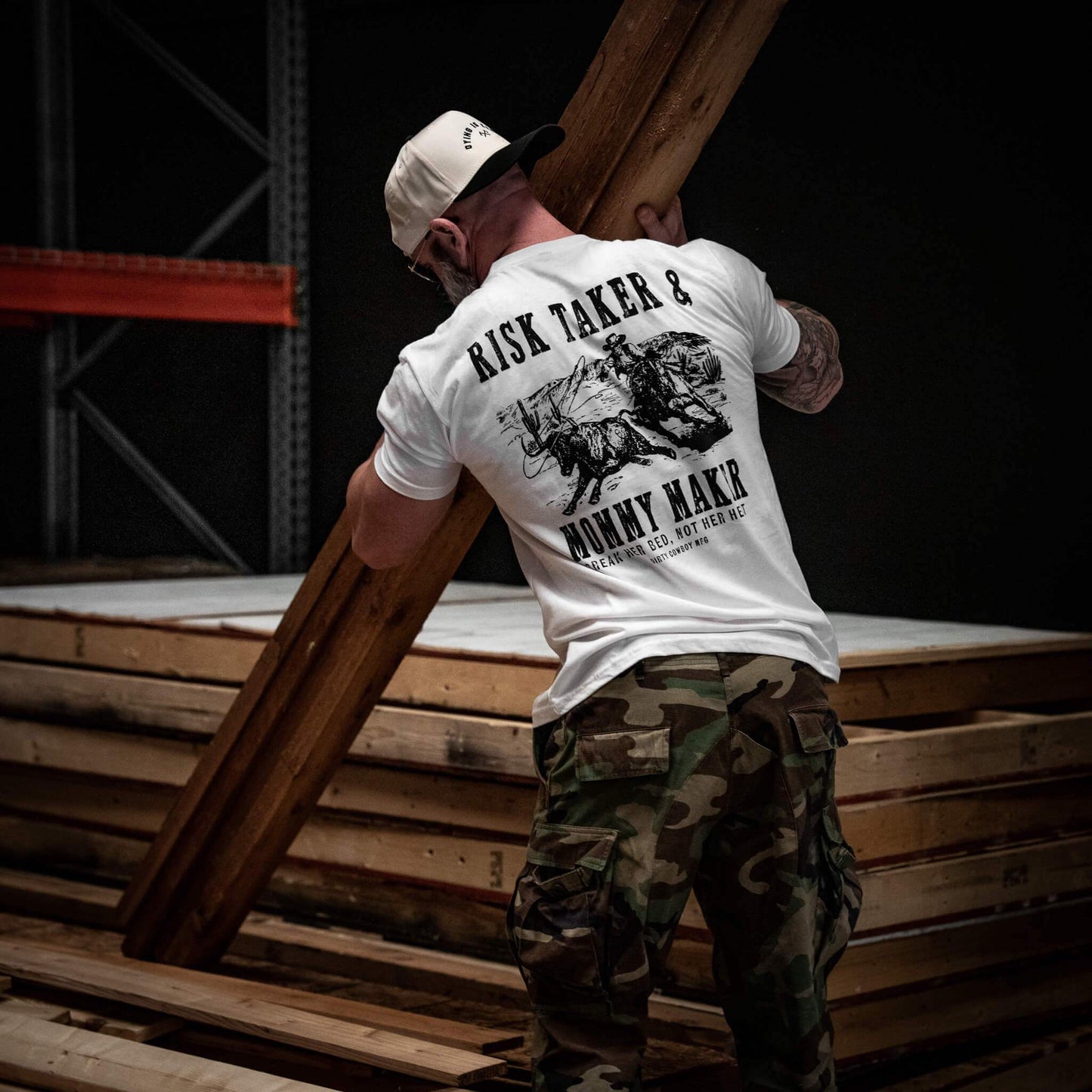 Risk Taker & Mommy Maker Men's T-Shirt - DIRTY COWBOY USA - Flyclothing LLC