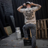 Blue Collar Makes Her Hollar Men's T-Shirt - DIRTY COWBOY USA - Flyclothing LLC