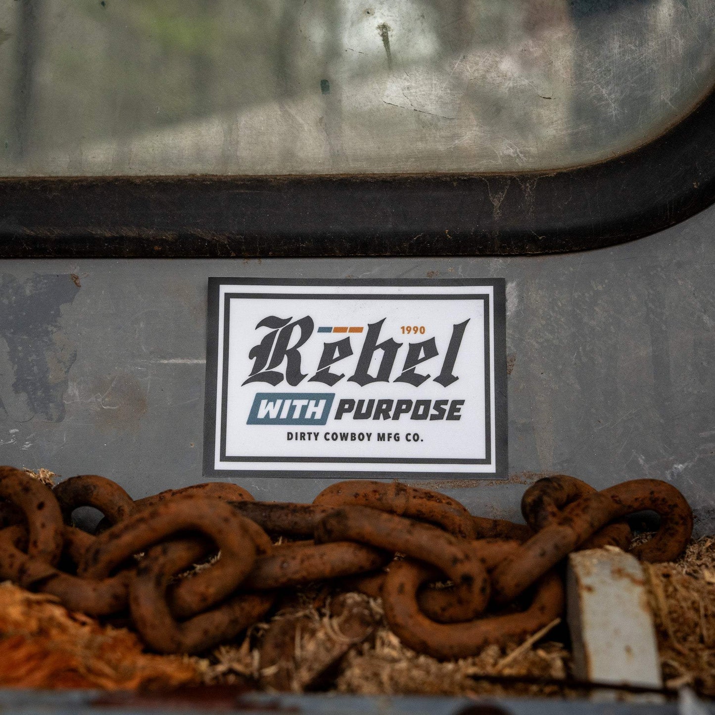 Rebel With Purpose Decal - DIRTY COWBOY USA - Flyclothing LLC