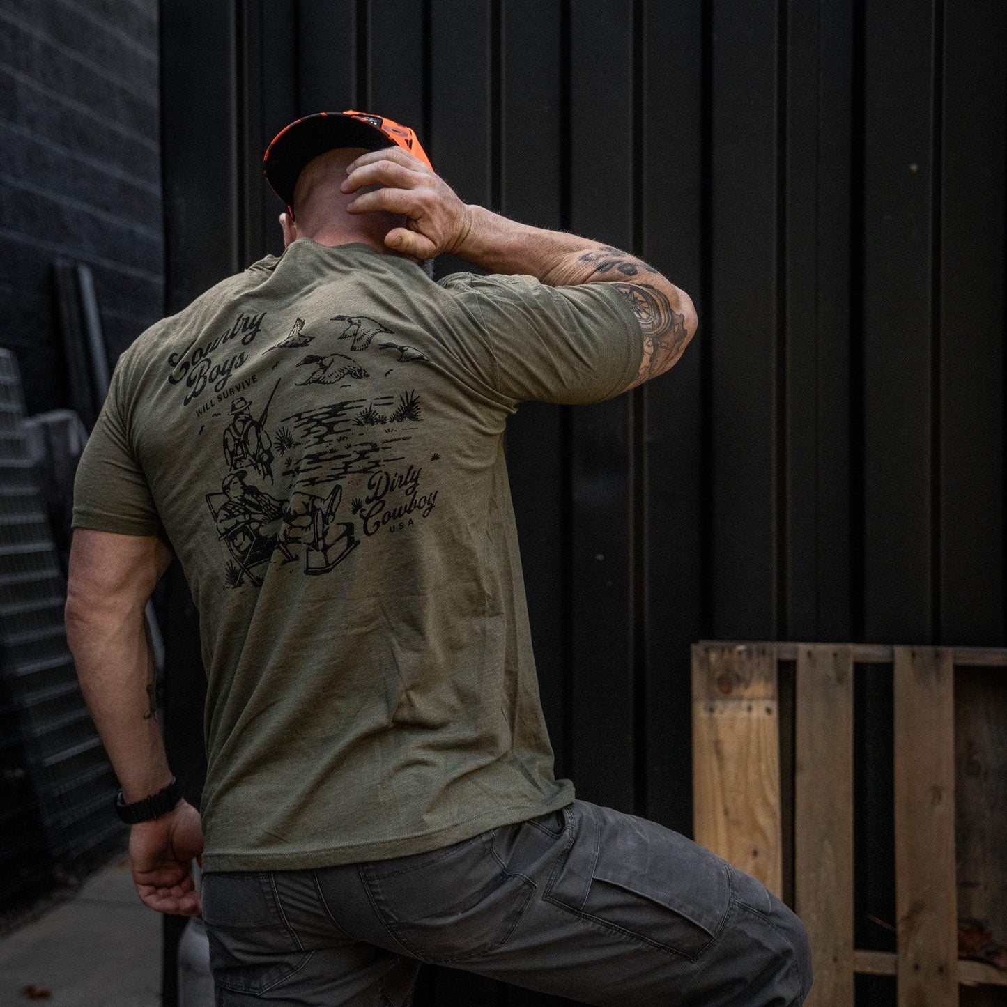 Country Boy's Will Survive Men's T-Shirt - DIRTY COWBOY USA - Flyclothing LLC