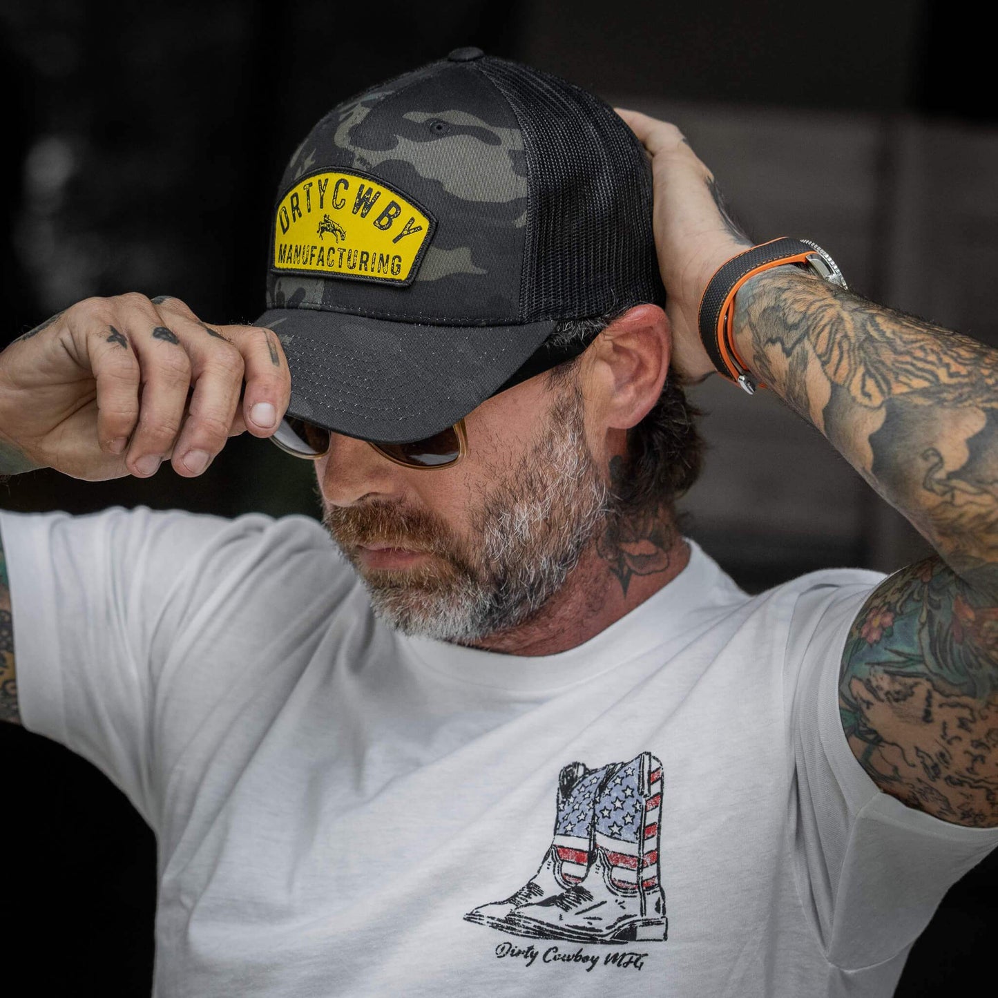 Shit Kickers Men's T-Shirt - DIRTY COWBOY USA - Flyclothing LLC