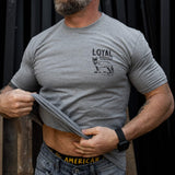 Loyal Unlike A Lot Of You Bastards Dog Men's T-Shirt - DIRTY COWBOY USA - Flyclothing LLC