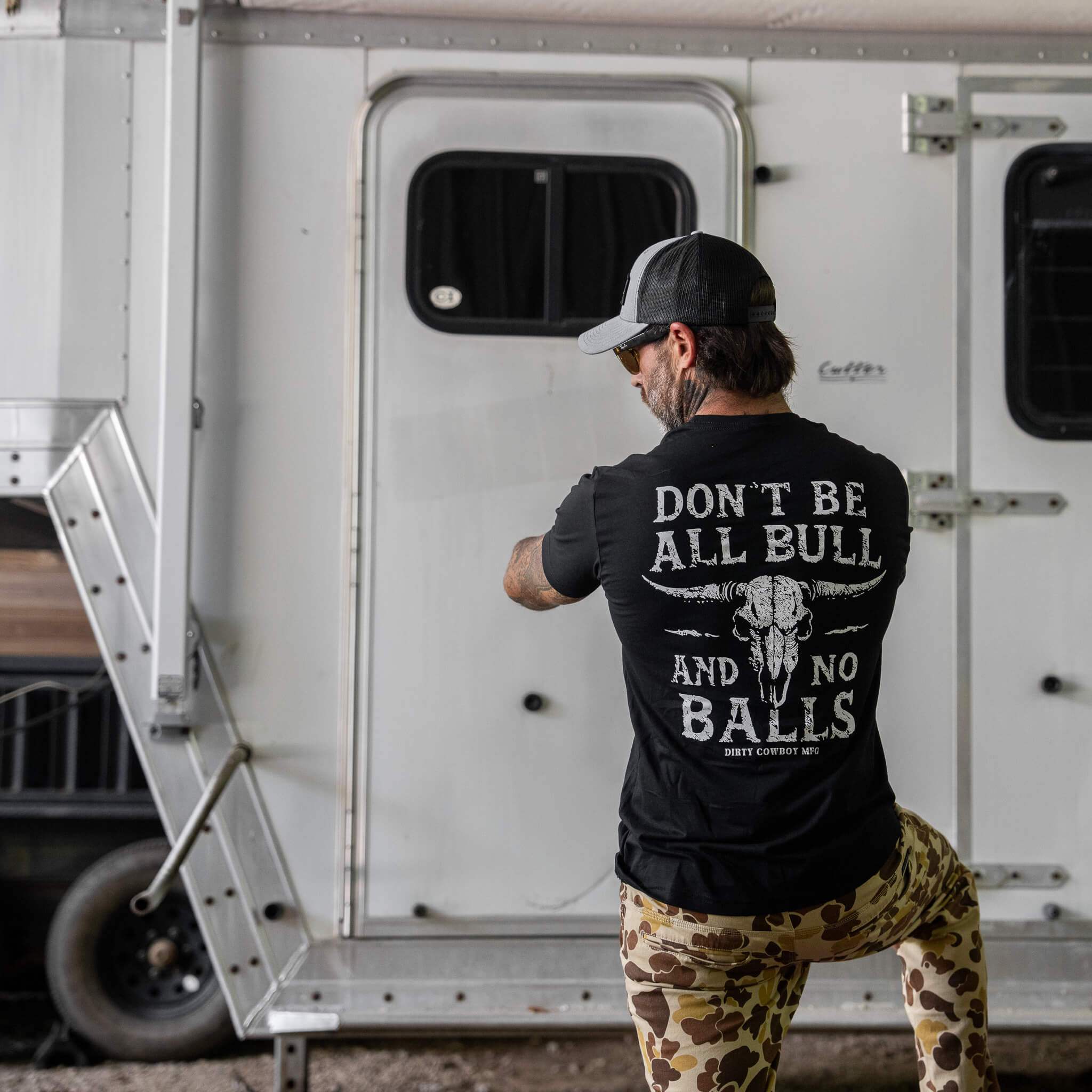 Don't Be All Bull And No Balls Men's T-Shirt - DIRTY COWBOY USA - Flyclothing LLC