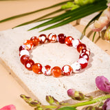 Feminine Force – Carnelian Orca Agate Bracelet - Conscious Items - Flyclothing LLC