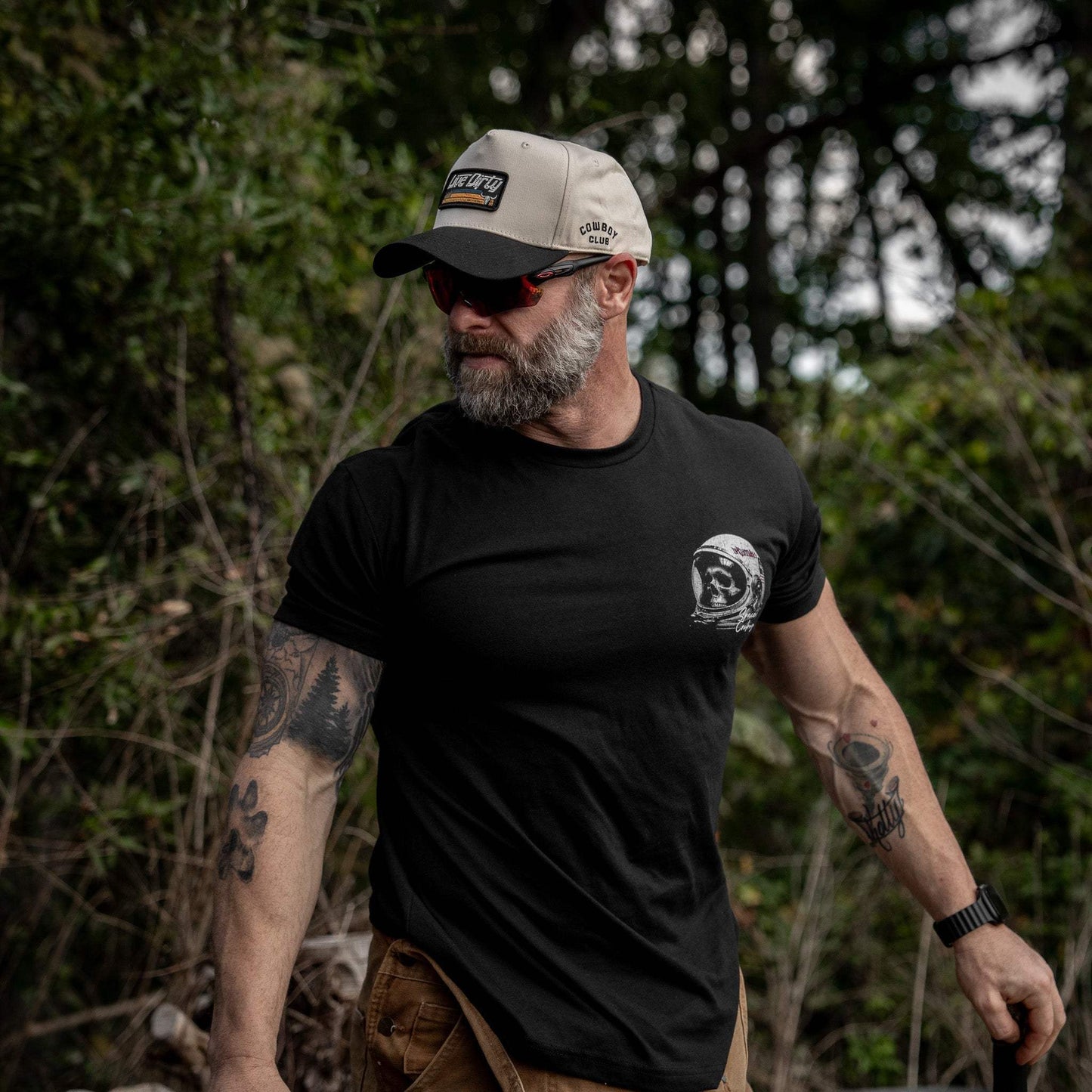 Space Cowboy Men's T-Shirt - DIRTY COWBOY USA - Flyclothing LLC