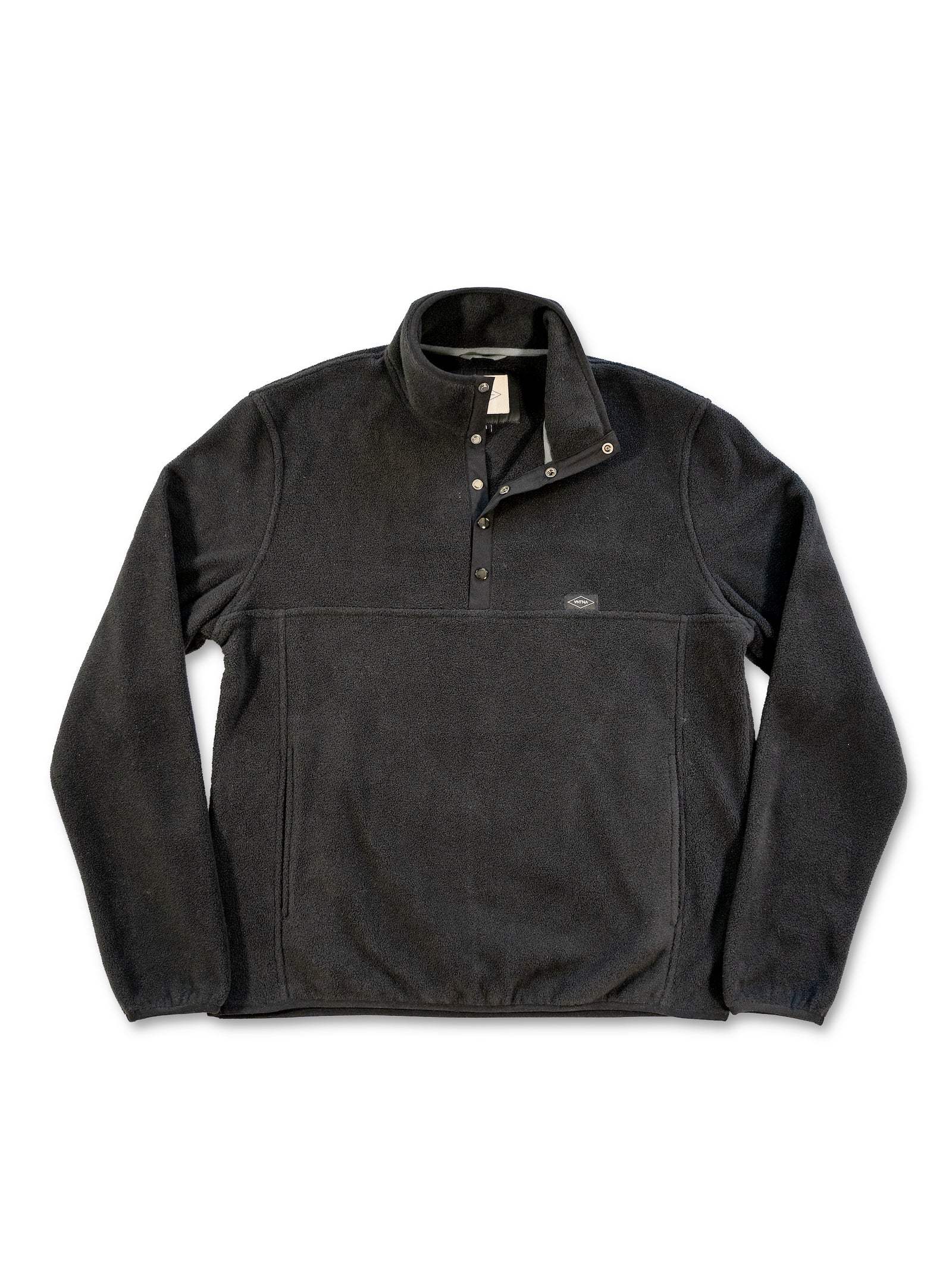 Cobblestone Fleece Pullover Black