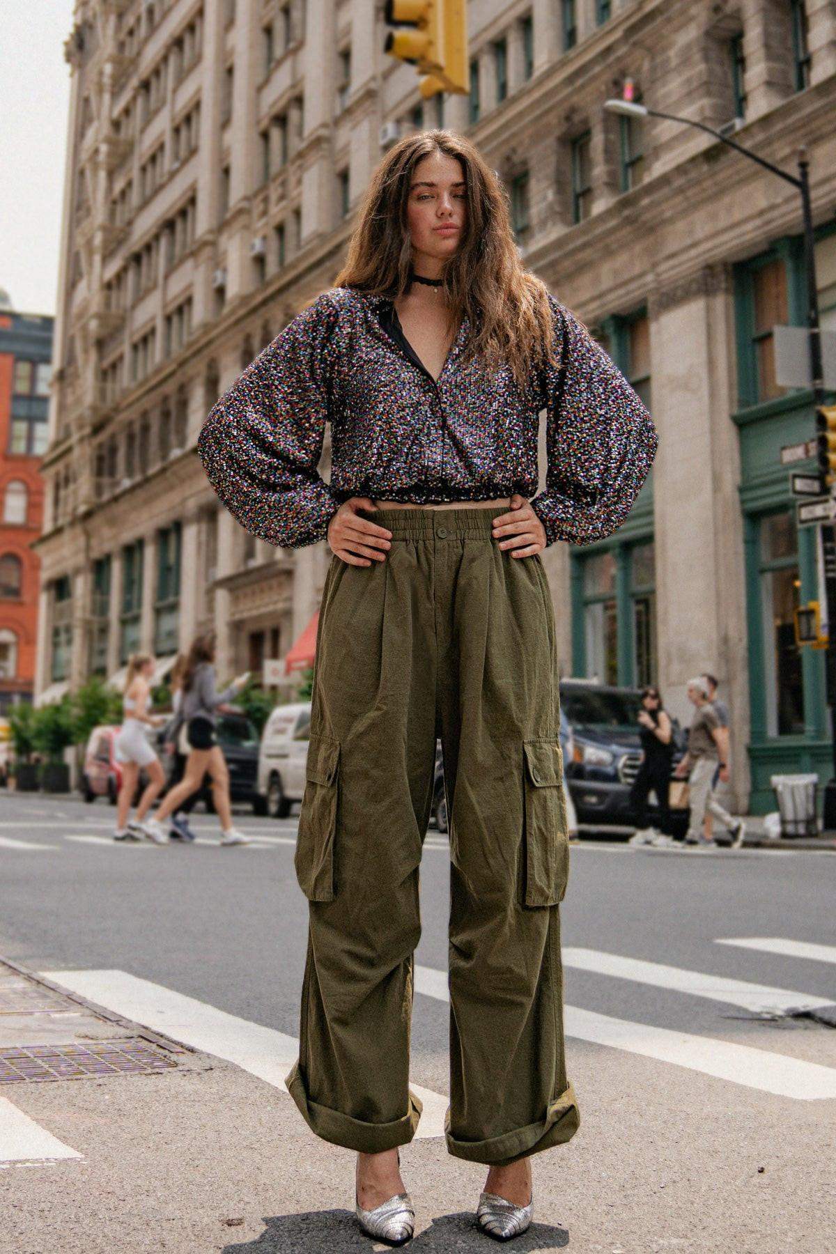 INCREDIBLE MOMENTS WOVEN CARGO PANTS - Flying Tomato - Flyclothing LLC