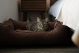Chester & Lee | Fancy Corduroy Sleeper Dog Bed Brown - Chester & Lee - Flyclothing LLC