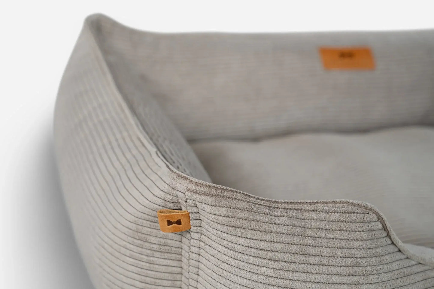 Chester & Lee | Fancy Corduroy Sleeper Dog Bed Taupe - Chester & Lee - Flyclothing LLC