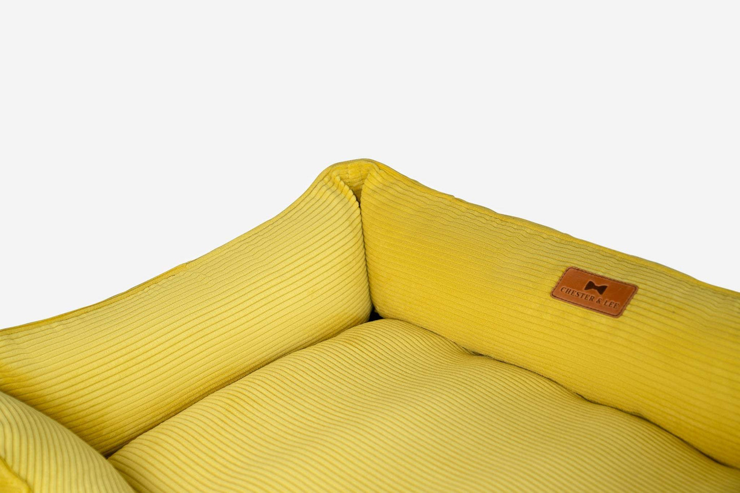 Chester & Lee | Fancy Corduroy Sleeper Dog Bed Sunny Yellow - Chester & Lee - Flyclothing LLC