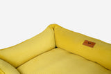 Chester & Lee | Fancy Corduroy Sleeper Dog Bed Sunny Yellow - Chester & Lee - Flyclothing LLC