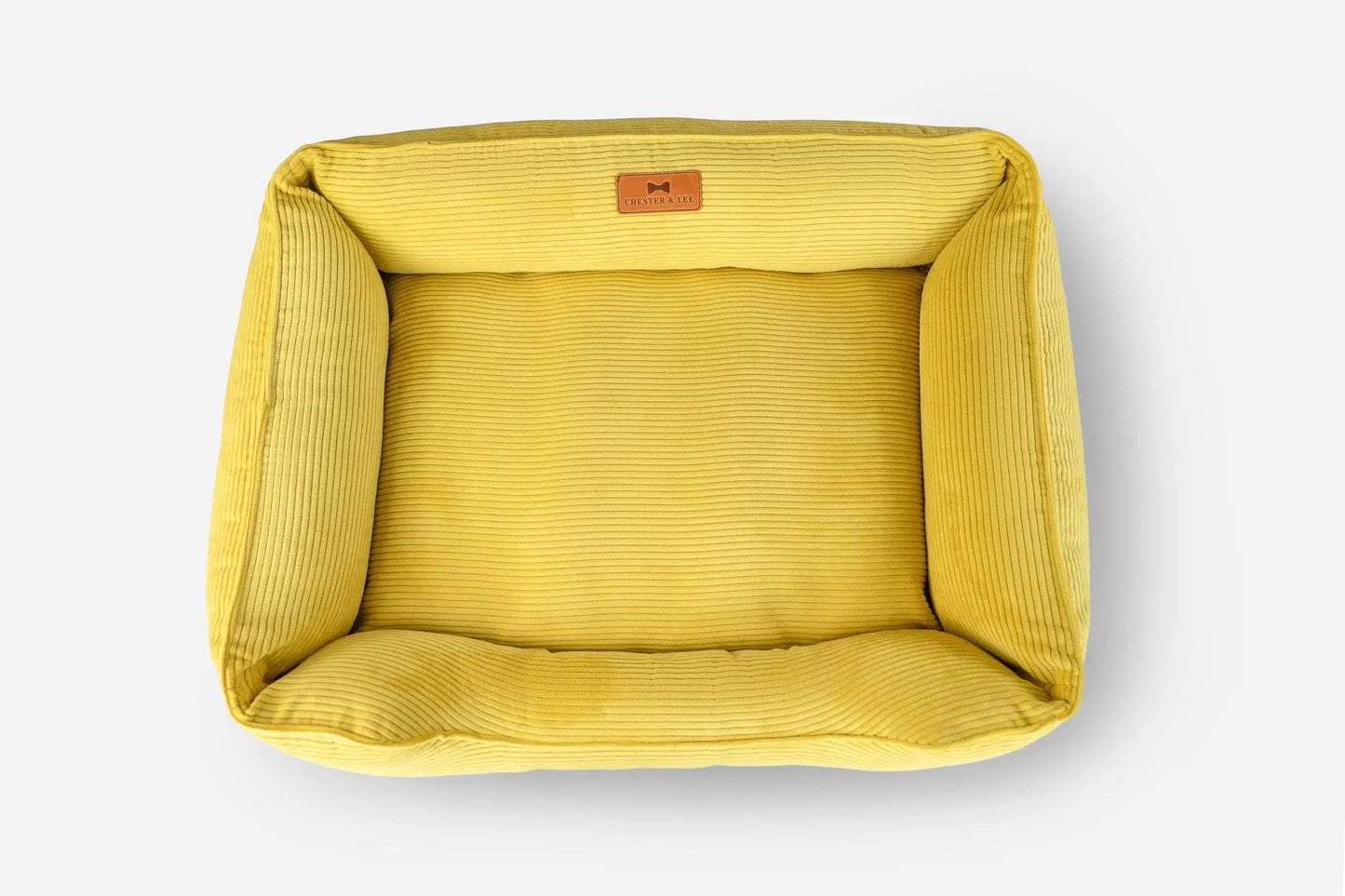 Chester & Lee | Fancy Corduroy Sleeper Dog Bed Sunny Yellow - Chester & Lee - Flyclothing LLC