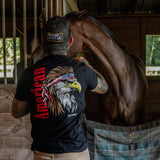 American Eagle Patriotic Men's T-Shirt - DIRTY COWBOY USA - Flyclothing LLC